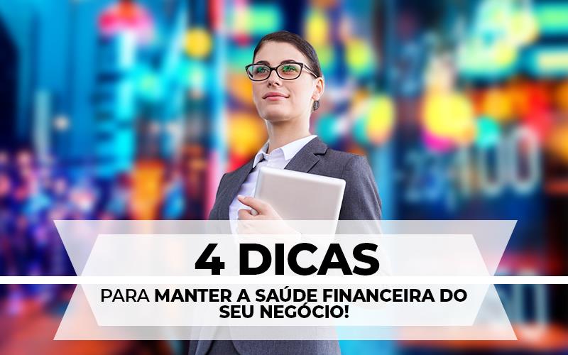 Manter A Saúde Financeira Do Seu Negócio